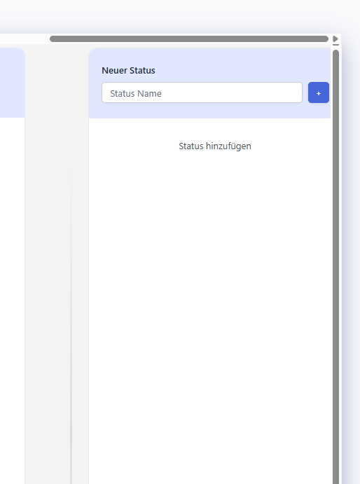 Neuen Status hinzufügen